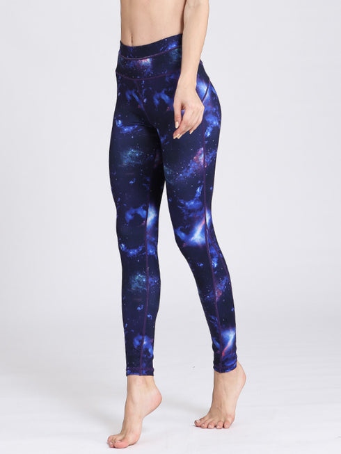 Printed Active High Waist Leggings - Odaingerous
